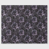 パープル墓地バラゴシック文化 ラッピングペーパー (フラット)