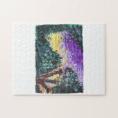 パープル夕べ ジグソーパズル (横)