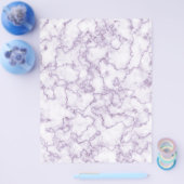 パープル大理石模様 チラシ (シングル)