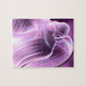 パープル威厳のあるエンジェルパズル ジグソーパズル (横)