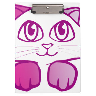 パープル子猫 クリップボード
