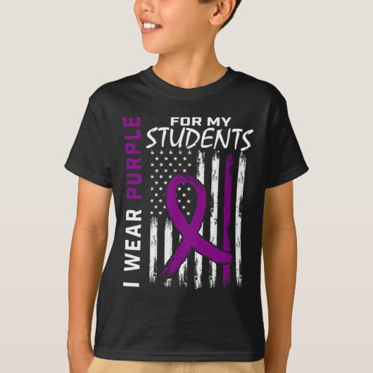 パープル学生特別なエド先生てんかんアワーン Tシャツ (正面)