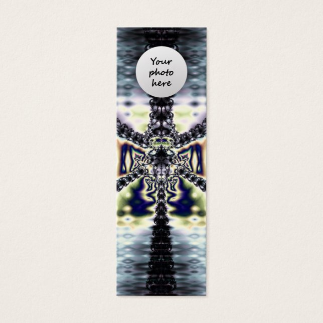 パープル宇宙カスタムブックマーク (正面)