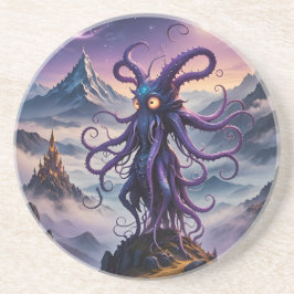 パープル宇宙タコ砂岩コースター コースター