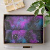 パープル宇宙銀河系宇宙宇宙星 薄葉紙 (ギフト)