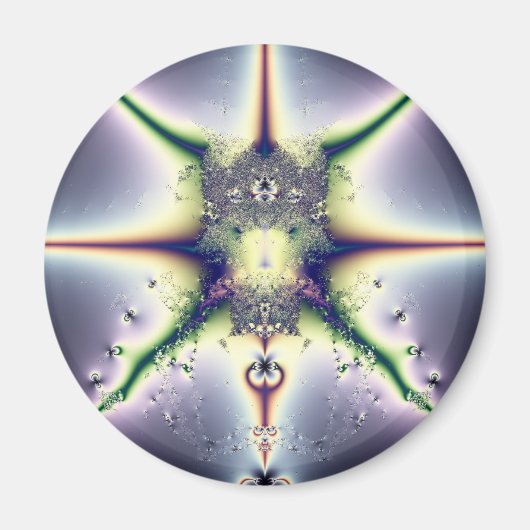 パープル宇宙 マグネット (正面)