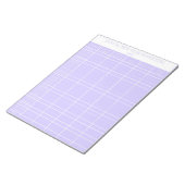 パープル年末年始の予算策定 ノートパッド (アングル)