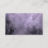 パープル幽霊のよく出るスカイとラヴェンスカスタムズの名刺 名刺 (裏面)