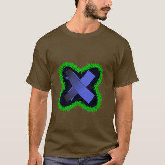 パープル幾何学X Tシャツ