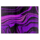 パープル抽象デザイン カッティングボード (正面)