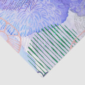 パープル抽象デザイン 薄葉紙 (詳細)