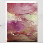 パープル抽象芸術アートスクラップブック紙 (正面/裏面)