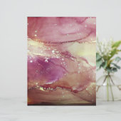 パープル抽象芸術アートスクラップブック紙 (スタンド正面)