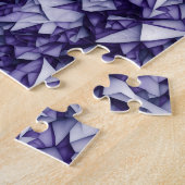 パープル抽象芸術パズル ジグソーパズル (側面)