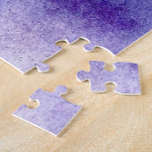 パープル抽象芸術パズル ジグソーパズル (側面)