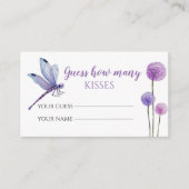 パープル推測キスブライダルゲーム エンクロージャーカード (正面)