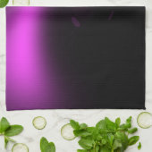 パープル日が差すことトゥイルライト キッチンタオル (折り畳み)