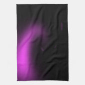 パープル日が差すことトゥイルライト キッチンタオル (縦)