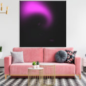 パープル日が差すことトゥイルライト キャンバスプリント (インサイチュ (リビング))