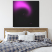 パープル日が差すことトゥイルライト キャンバスプリント (インサイチュ (寝室))