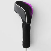 パープル日が差すことトゥイルライト ゴルフヘッドカバー (アングル)