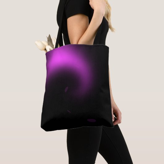パープル日が差すことトゥイルライト トートバッグ (クローズアップ)