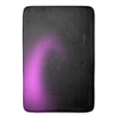 パープル日が差すことトゥイルライト バスマット (正面縦)