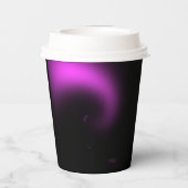 パープル日が差すことトゥイルライト 紙コップ (裏面)