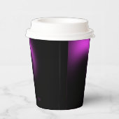 パープル日が差すことトゥイルライト 紙コップ (右)