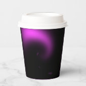 パープル日が差すことトゥイルライト 紙コップ (正面)