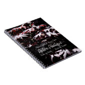 パープル日本のメープルメモリアルサービスゲストブック ノートブック (右側)