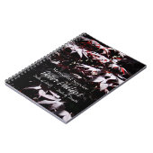 パープル日本のメープルメモリアルサービスゲストブック ノートブック (左側)