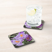 パープル春クロキュース。 コースター (右側)