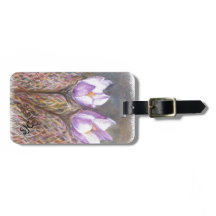 パープル春パーソナライズされたクロセス荷札