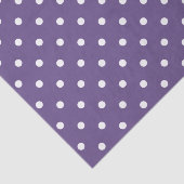 パープル水玉模様ティッシュペーパー 薄葉紙 (詳細)