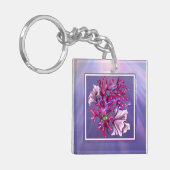 パープル海マーメイドキーチェーン キーホルダー (正面左)