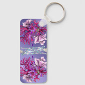 パープル海マーメイドキーチェーン キーホルダー (裏面)