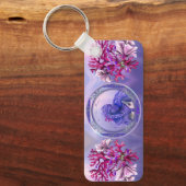 パープル海マーメイドキーチェーン キーホルダー (正面)