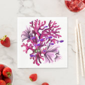 パープル海マーメイドナプキン スタンダードランチョンナプキン (インサイチュ)