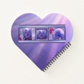 パープル海マーメイドノート ノートブック (裏面)