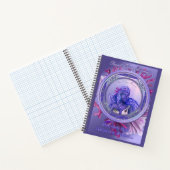 パープル海マーメイドノート ノートブック (内部)