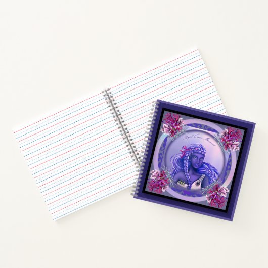 パープル海マーメイドノート ノートブック (内部)