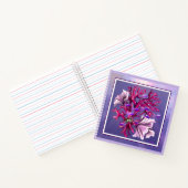 パープル海マーメイドノート ノートブック (内部)