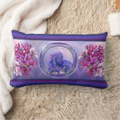 パープル海マーメイド装飾用クッション ランバークッション (ブランケット)