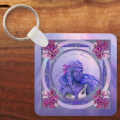 パープル海人魚 キーホルダー (正面)