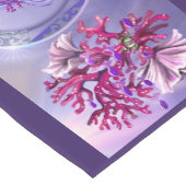 パープル海人魚 ショートテーブルランナー (コーナー)