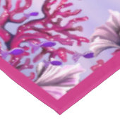 パープル海人魚 テーブルクロス (アングル)