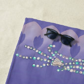 パープル海人魚 ビーチタオル (インサイチュ)