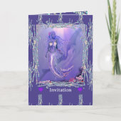 パープル海人魚 招待状 (正面)