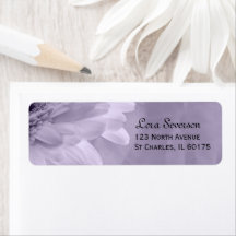 パープル淡い色のティントガーベラデイジー差出人住所